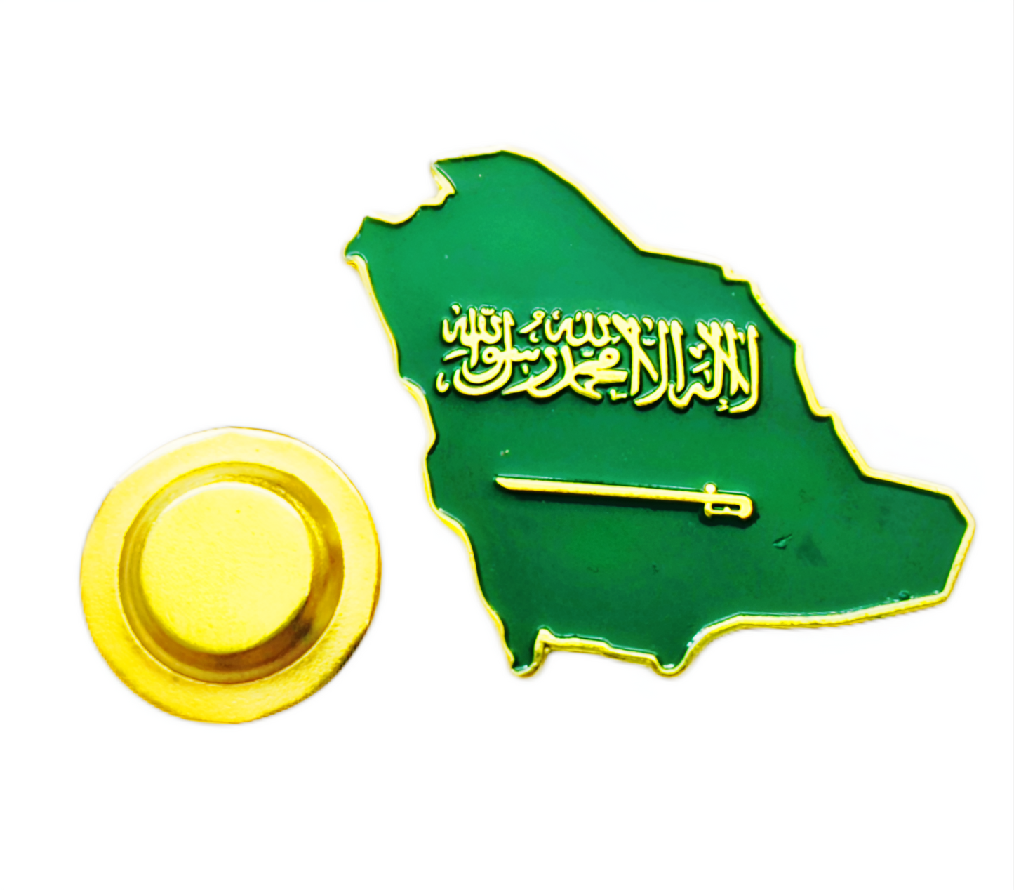 SAUDI MAP BROOCH FOR SAUDI NATIONAL DAY