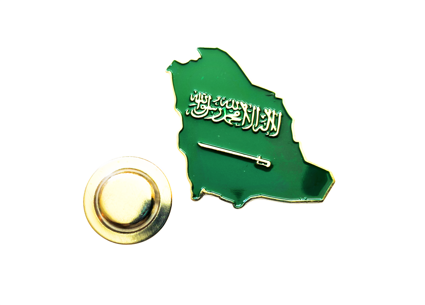 SAUDI MAP BROOCH FOR SAUDI NATIONAL DAY