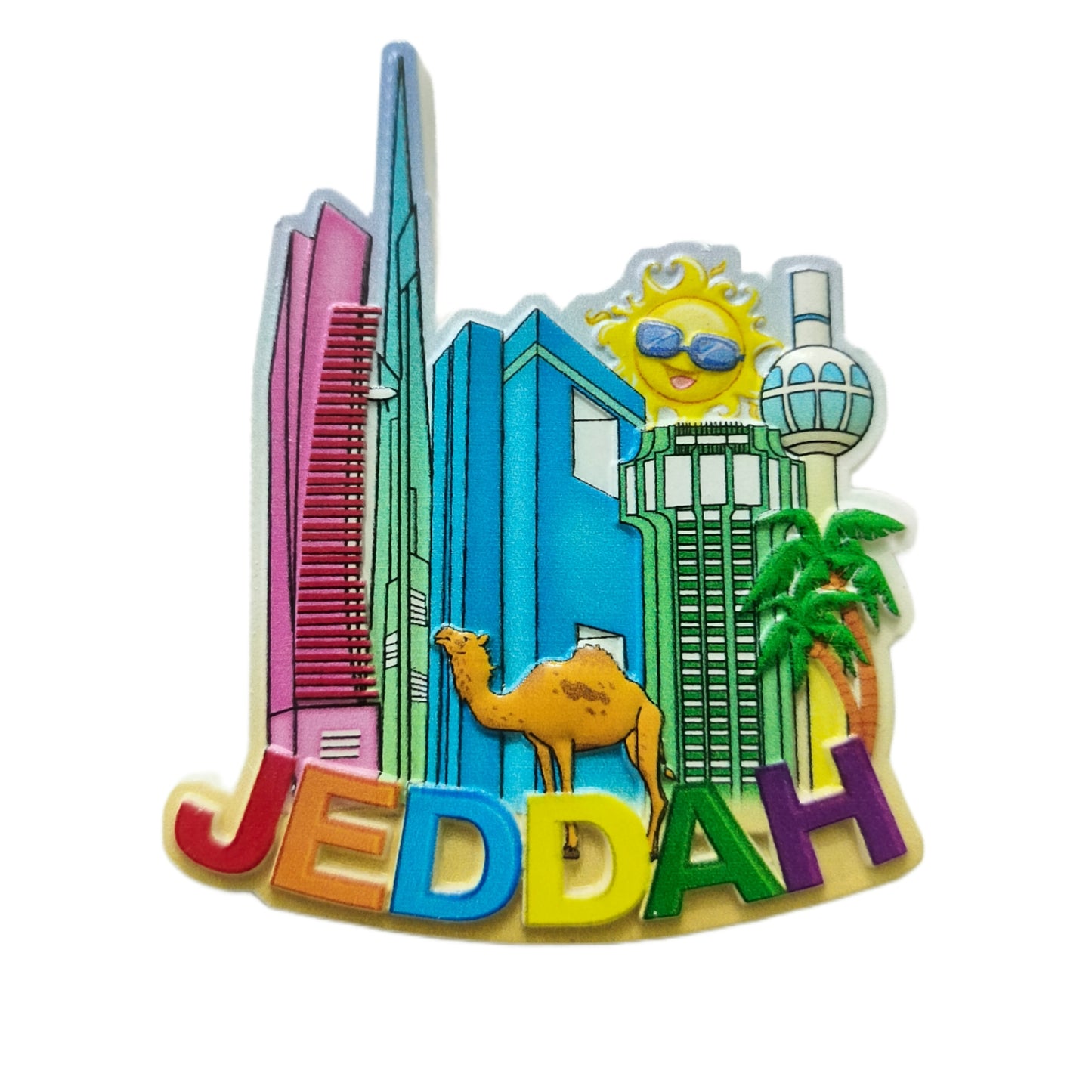 Jeddah Fridge Magnet