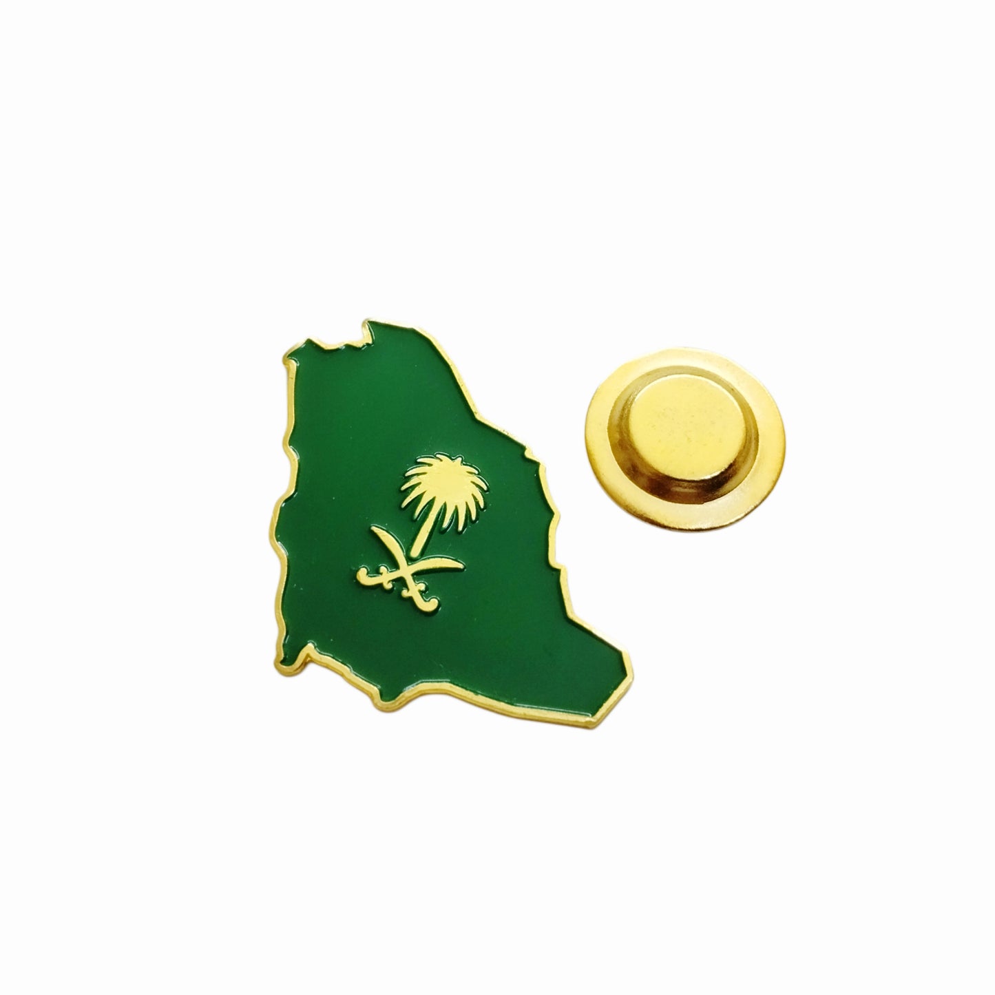 SAUDI PALM MAP BROOCH MAGNET